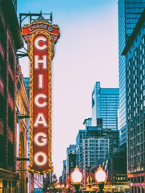 Vols vers Chicago (CHI)